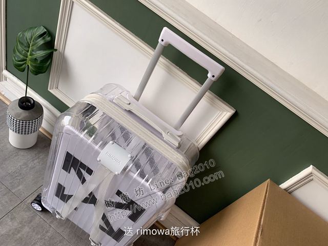 Rimowa拉杆箱 90069 Rimowa x off-white 透明箱 日默瓦拉箱 Rimowa行李箱 登機箱xzx1120